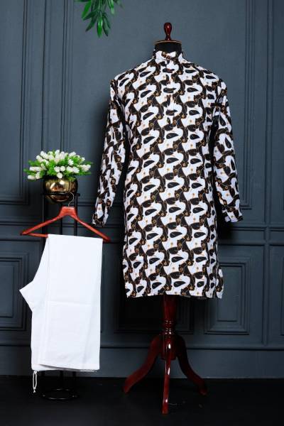 Swastik Vol 2 Fancy Cooton Traditional Wear Mens Wear Kurta Pyjama Collection